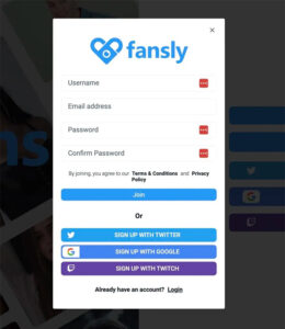Fansly คืออะไร register