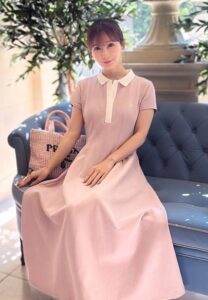 Minami-Kojima-เดรสชมพู